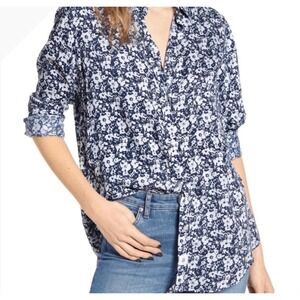 Grayson The Hero Button Down shirt floral blue 1 classic casual coastal